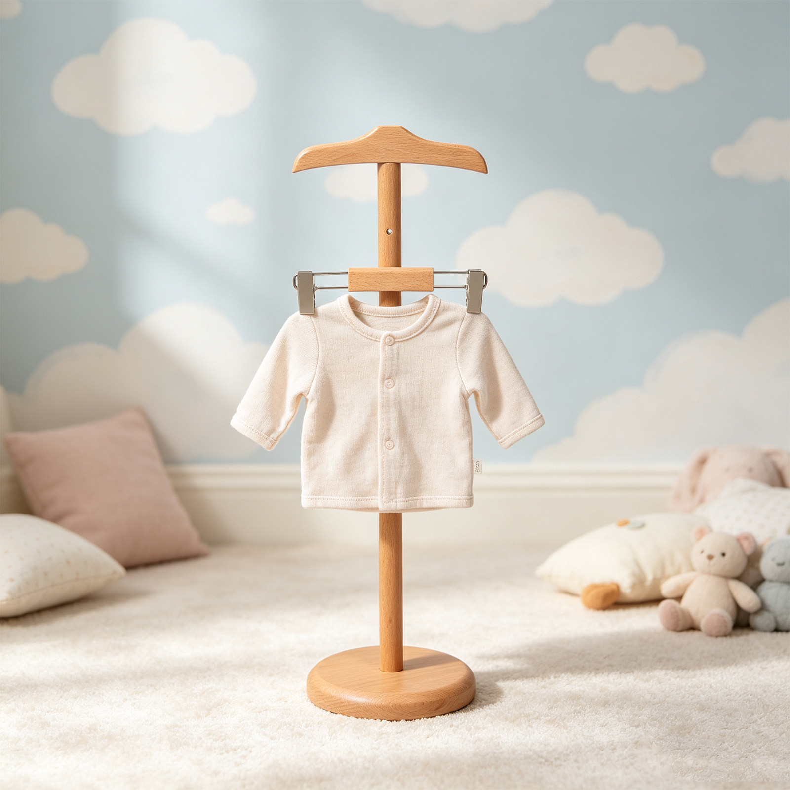 Baby Clothing - Adjustable Height Baby Clothes Display Stand