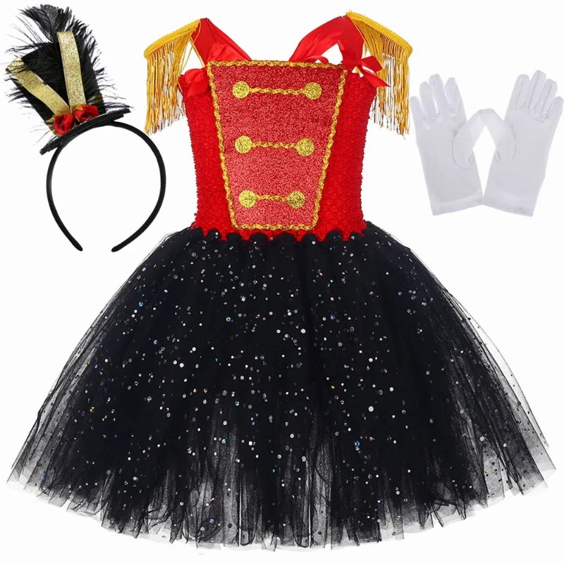 Baby Tutu Skirt - Nutcracker Soldier Girls Costumes Kids Halloween