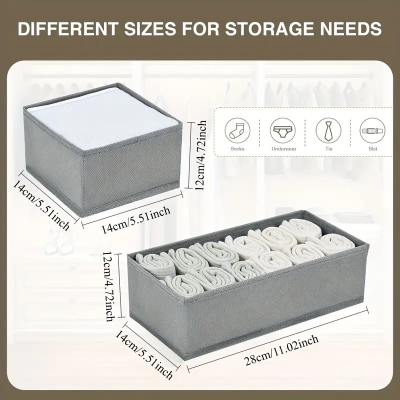 4pcs Foldable Drawer Organizer - огляд і ціна Baby Clothes Organiser