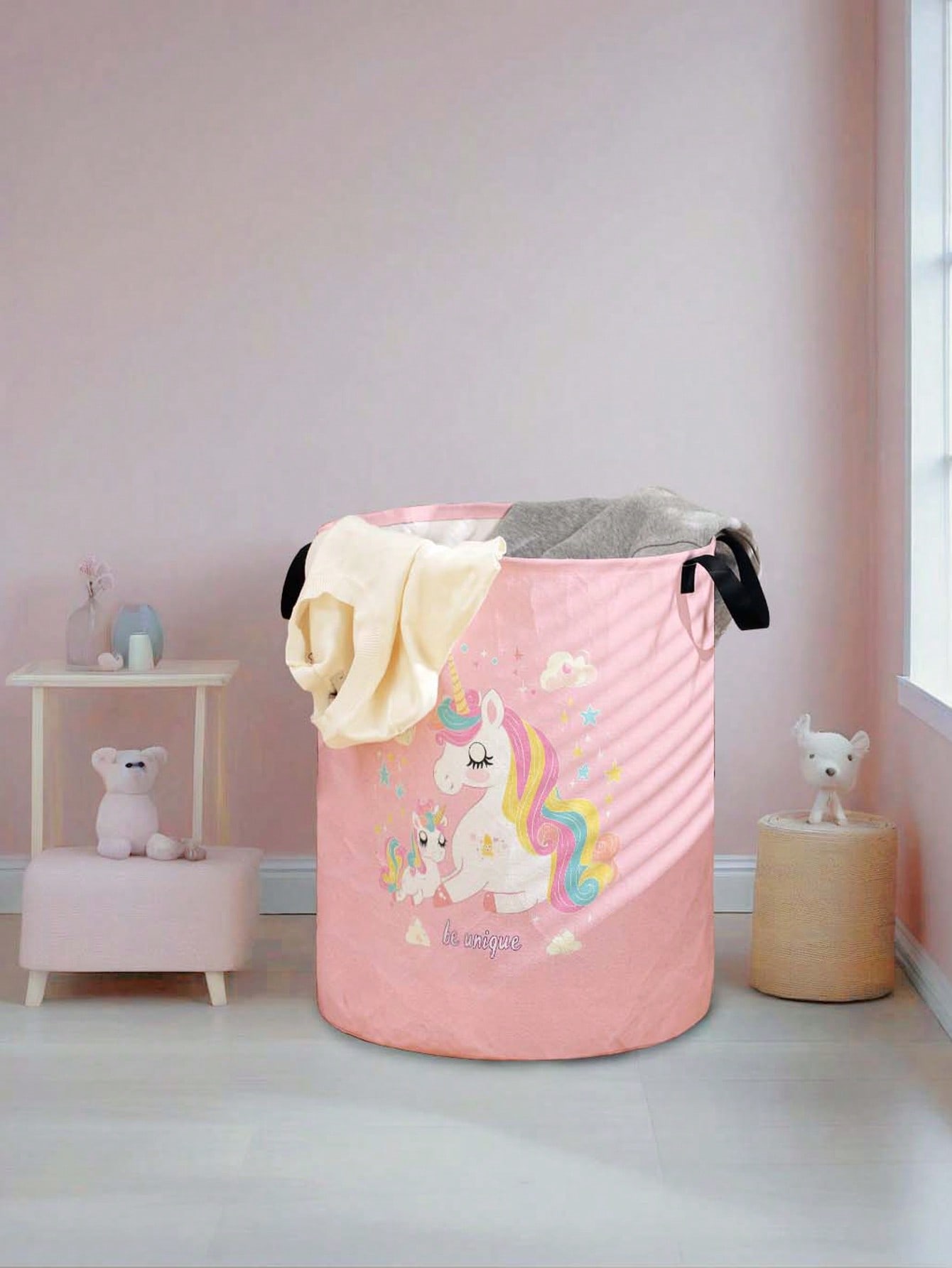 Unicorn Laundry Basket, Foldab - огляд і ціна Baby Clothes Organiser