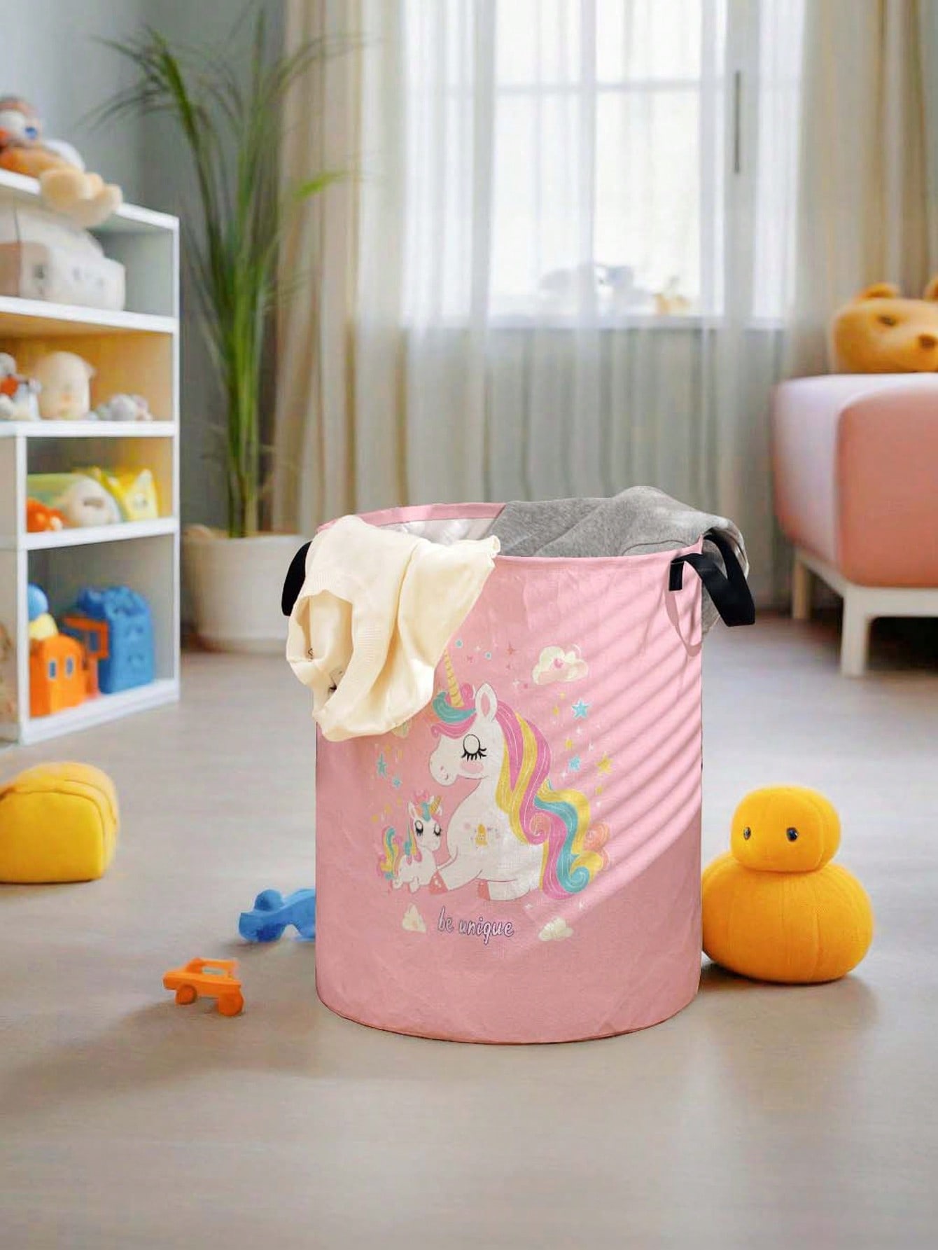 Unicorn Laundry Basket, Foldab - огляд і ціна Baby Clothes Organiser