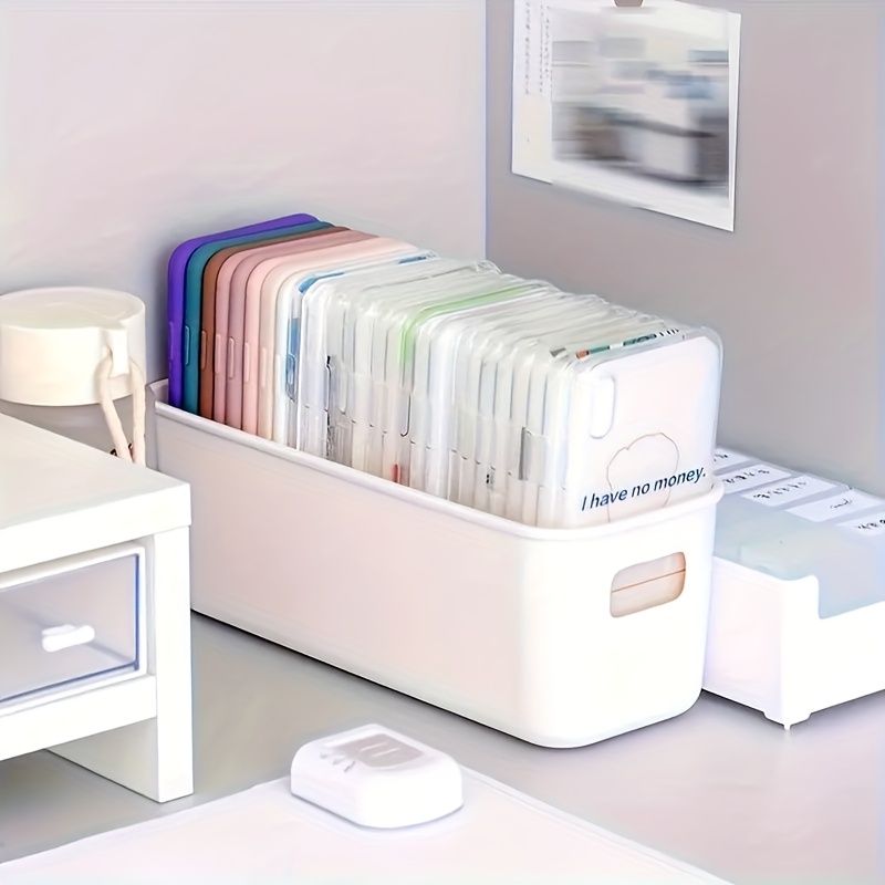 4pcs White Plastic Storage Box - огляд і ціна Baby Clothes Organiser