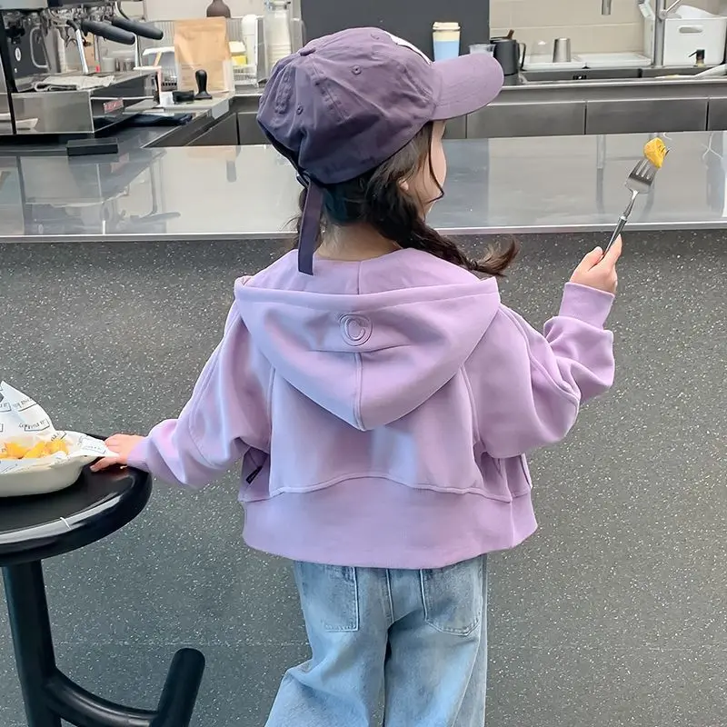 2026 Girls Hoodie Coat Spring  - огляд і ціна Baby Clothing Zip