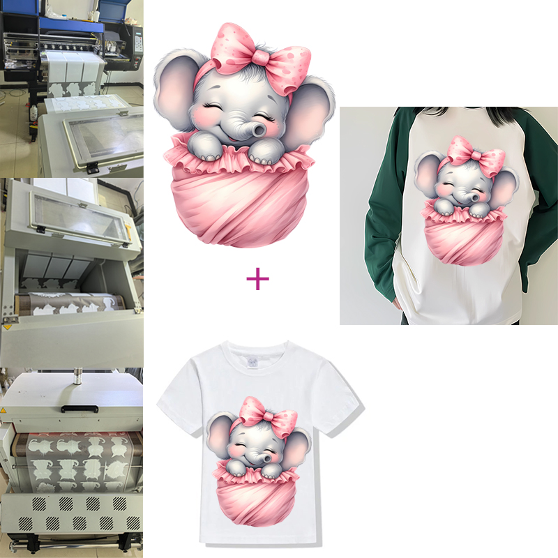 Landscape Pink Baby Iron On Tr - огляд і ціна Baby Clothing Elephant