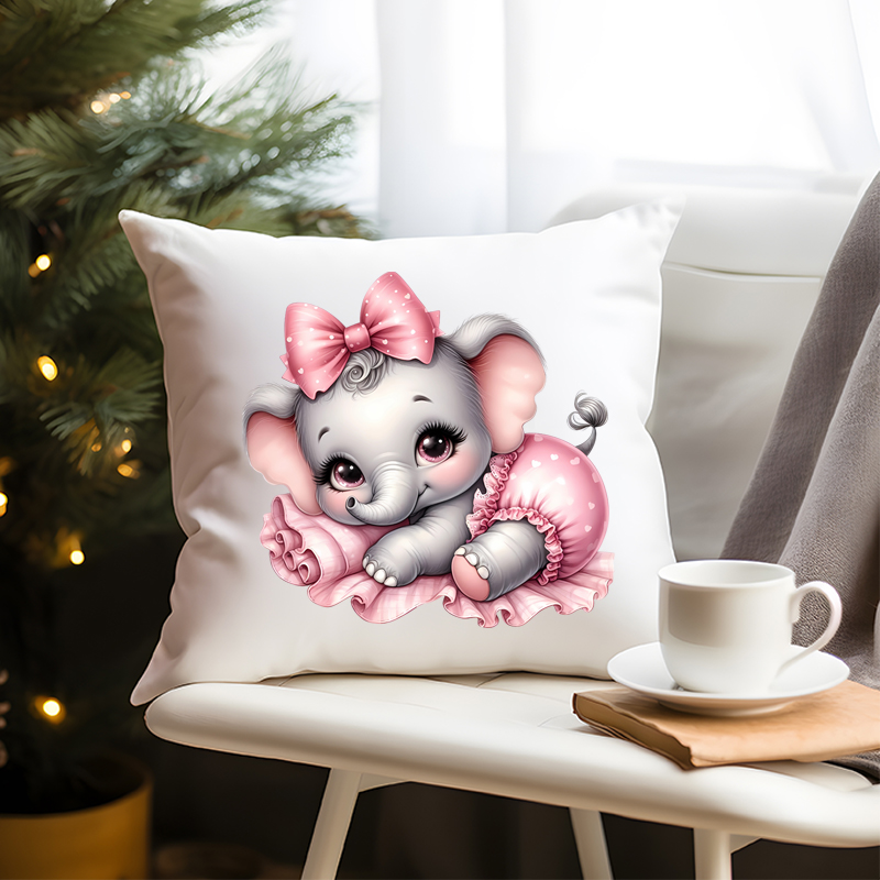 Landscape Pink Baby Iron On Tr - огляд і ціна Baby Clothing Elephant