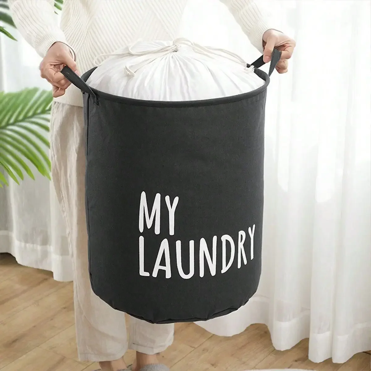 Foldable Drawstring Laundry Ha - огляд і ціна Baby Clothing Dividers