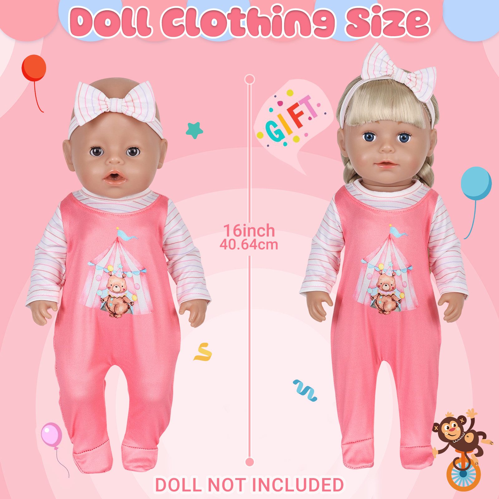 Doll Clothes for 16-18inch 40- - огляд і ціна Baby Clothing Unisex