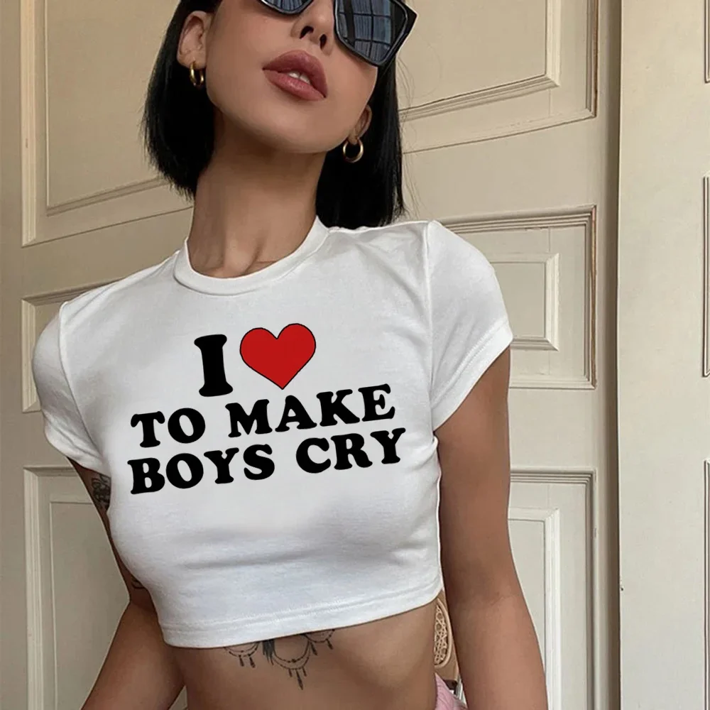I Love To Make Boys Cry Graphi - огляд і ціна Baby Y2K Clothing