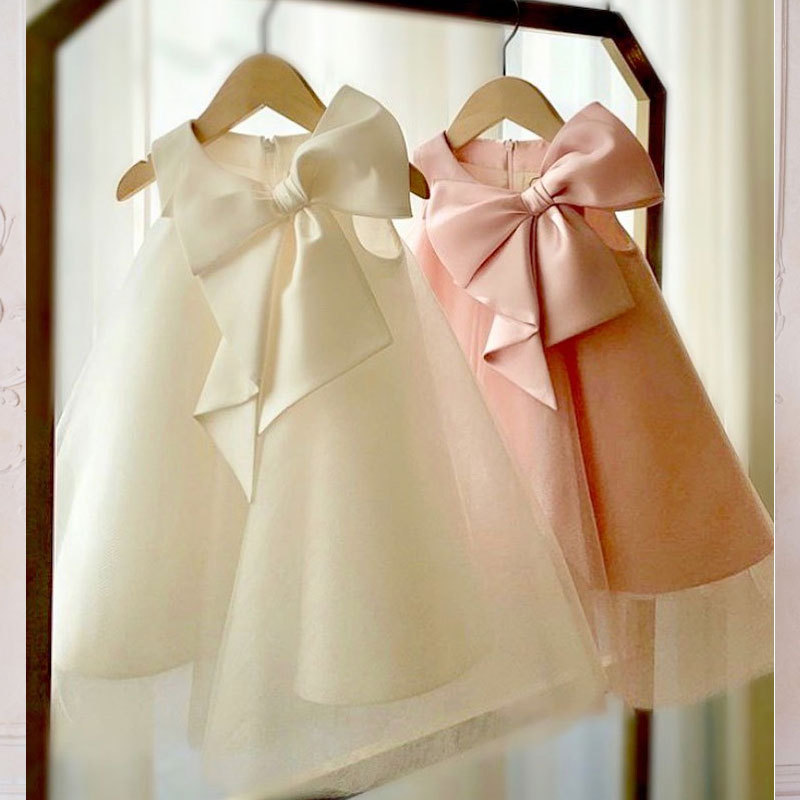Summer Big Bow Baby Girl Dress - огляд і ціна Baby Z Clothing