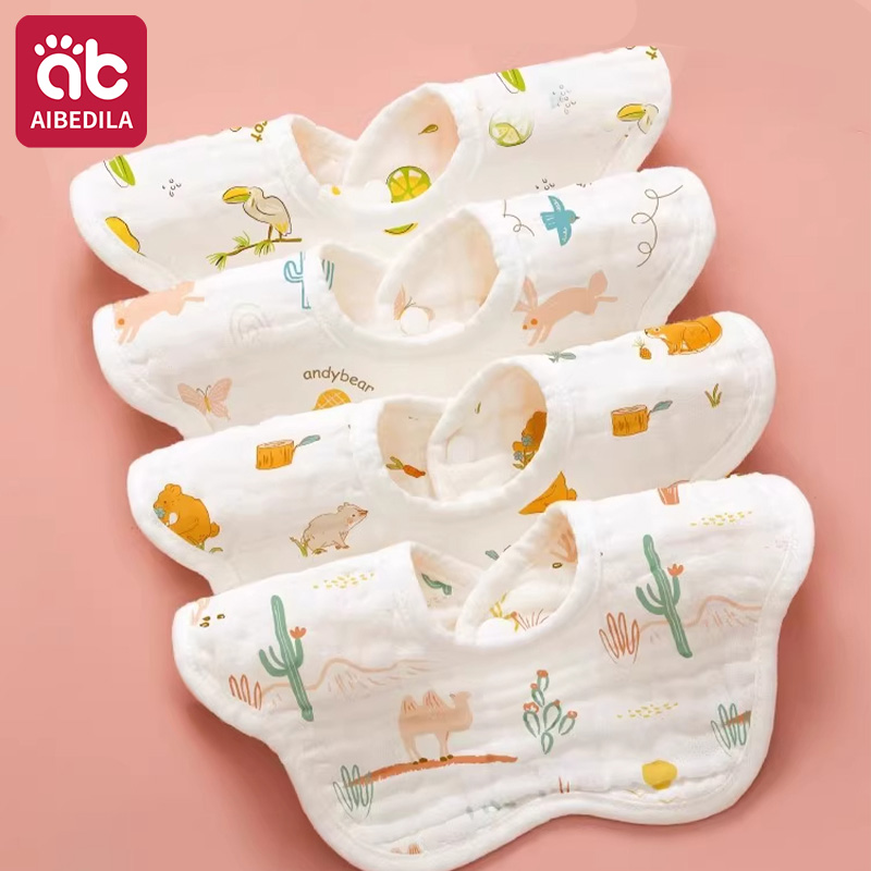 AIBEDILA 3/5Pcs Baby Bibs Cott - огляд і ціна Baby Clothing Fabric