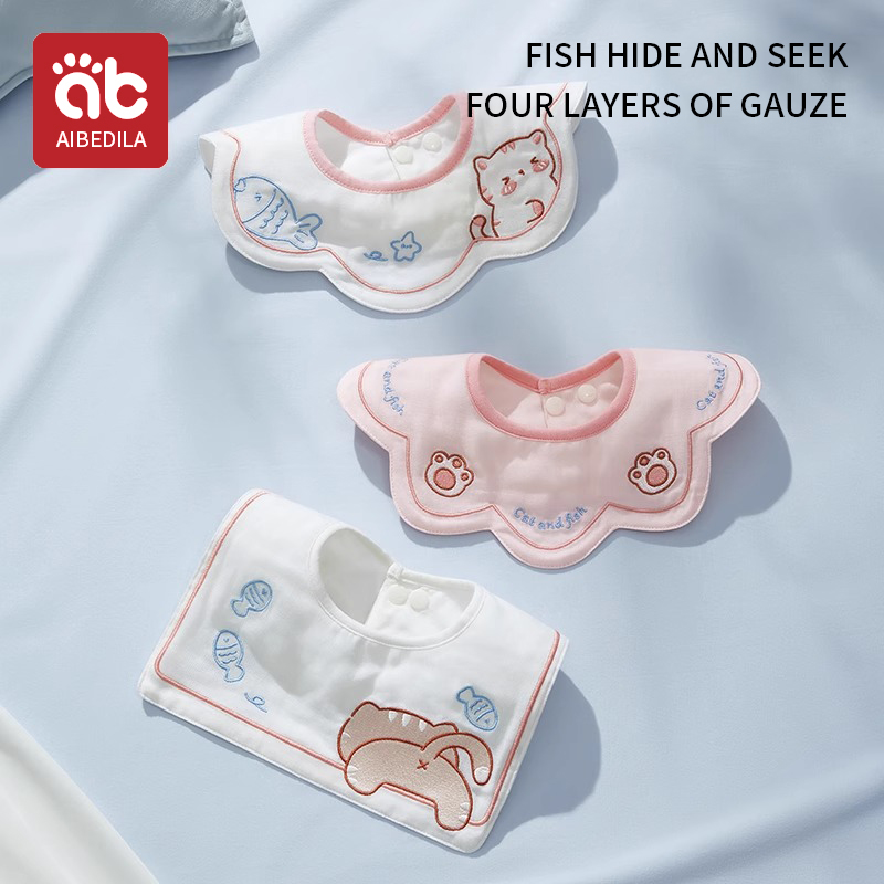 AIBEDILA 3/5Pcs Baby Bibs Cott - огляд і ціна Baby Clothing Fabric