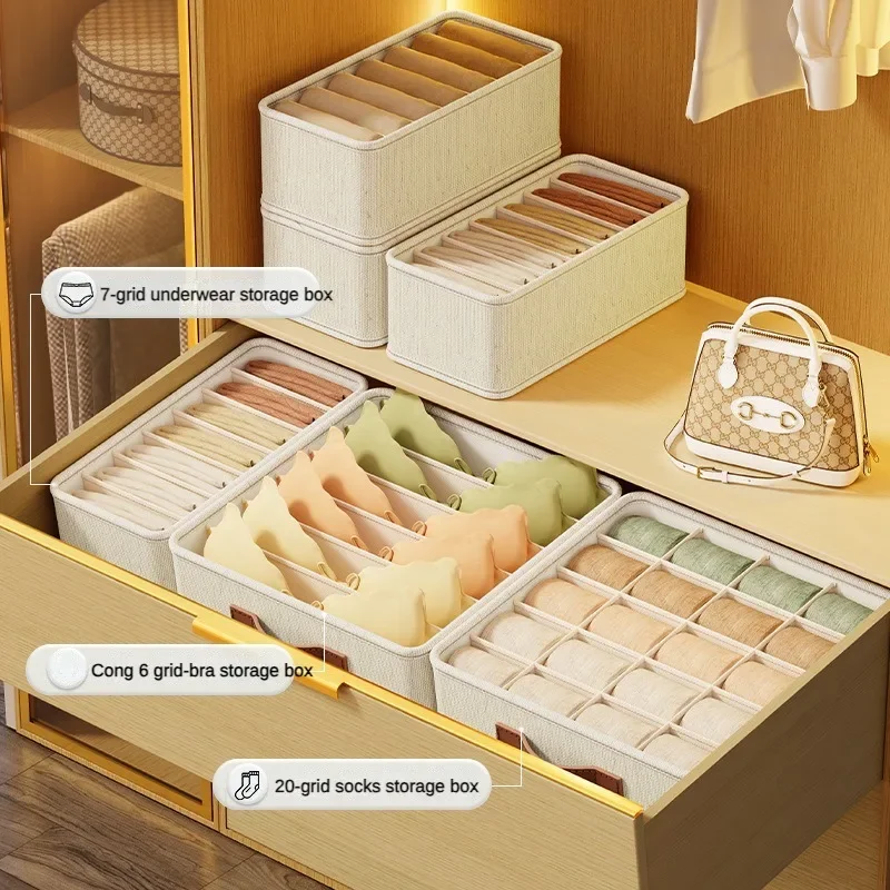 1-5PCS Fabric Drawer Organizer - огляд і ціна Baby Clothes Organiser