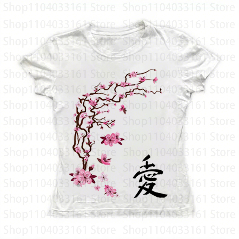 Y2k Tops T-shirt Gothic Woman  - огляд і ціна Baby Y2K Clothing
