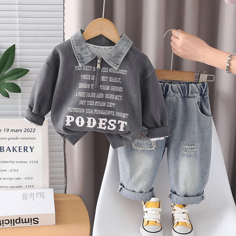 2026 Korean Style Kids 2PCS Cl - огляд і ціна Baby Clothing Zip