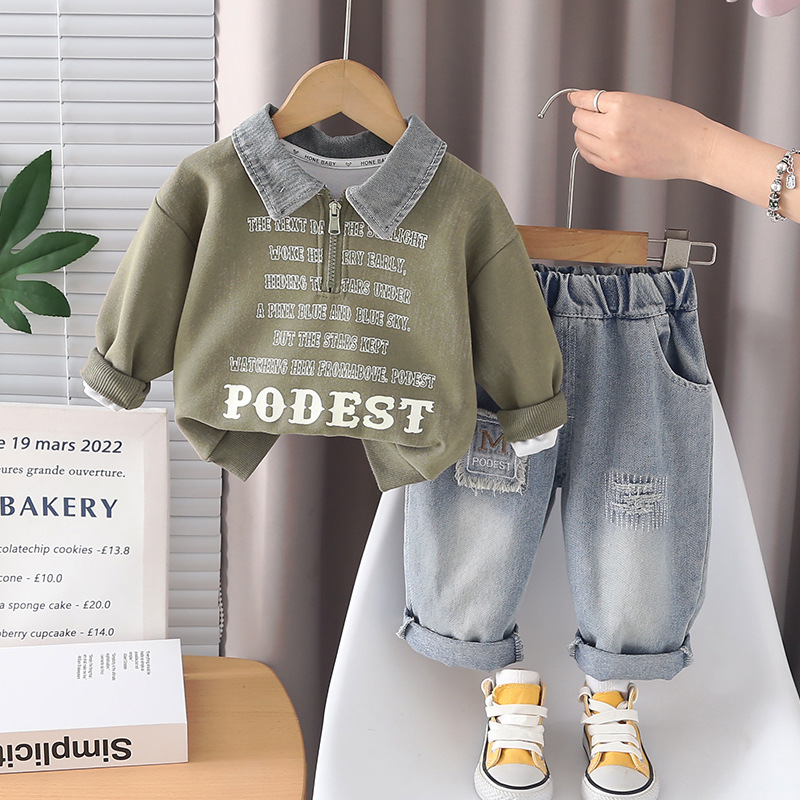 2026 Korean Style Kids 2PCS Cl - огляд і ціна Baby Clothing Zip