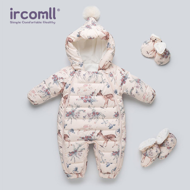 Ircomll Warm Overalls White Du - огляд і ціна Baby Clothing Zip