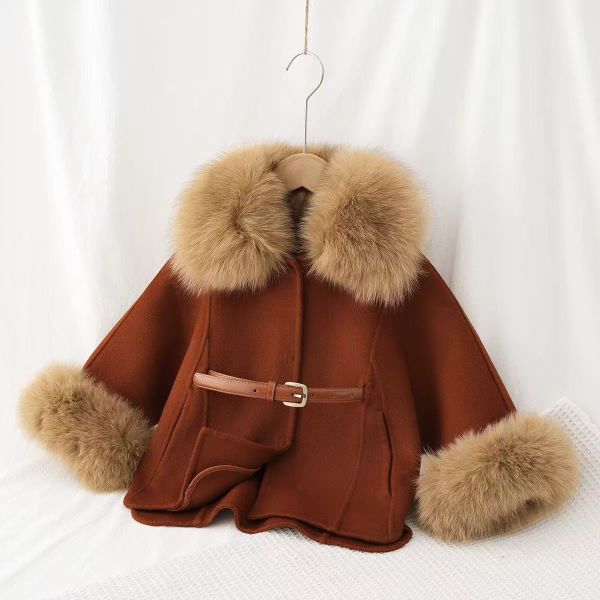 Girls' Double-sided Wool Coat  - огляд і ціна Baby Clothing High End