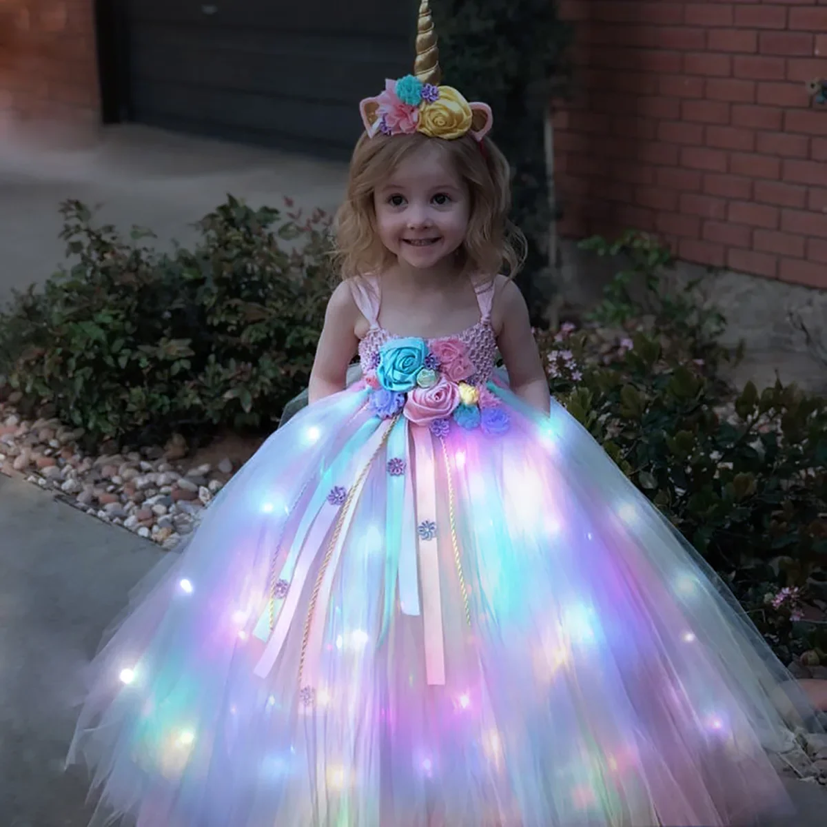 Gilrs Long LED Unicorn Tutu Dr - огляд і ціна Baby Tutu Skirt