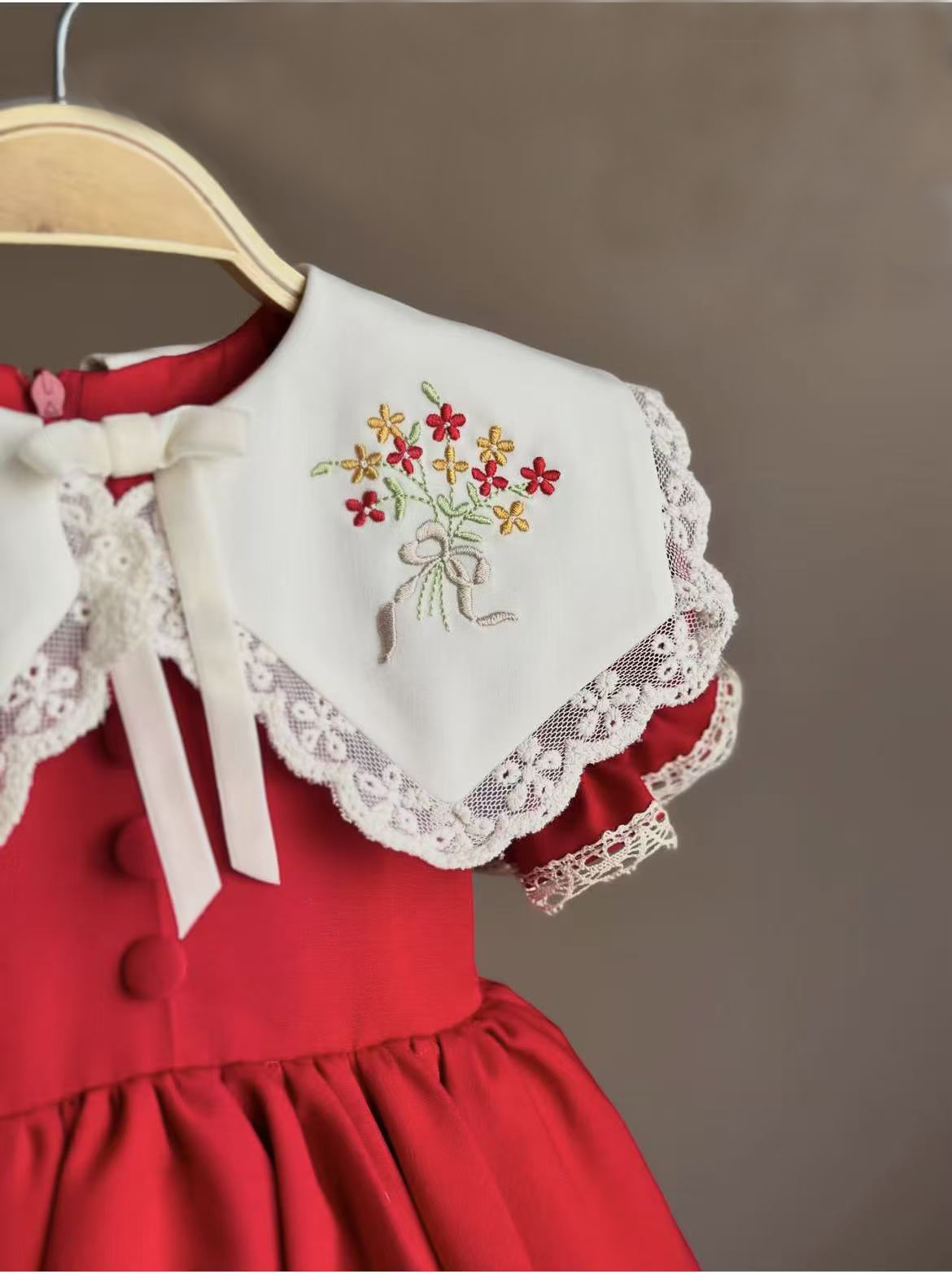 0-12Y Baby Girl Summer Red Emb - огляд і ціна Baby Z Clothing