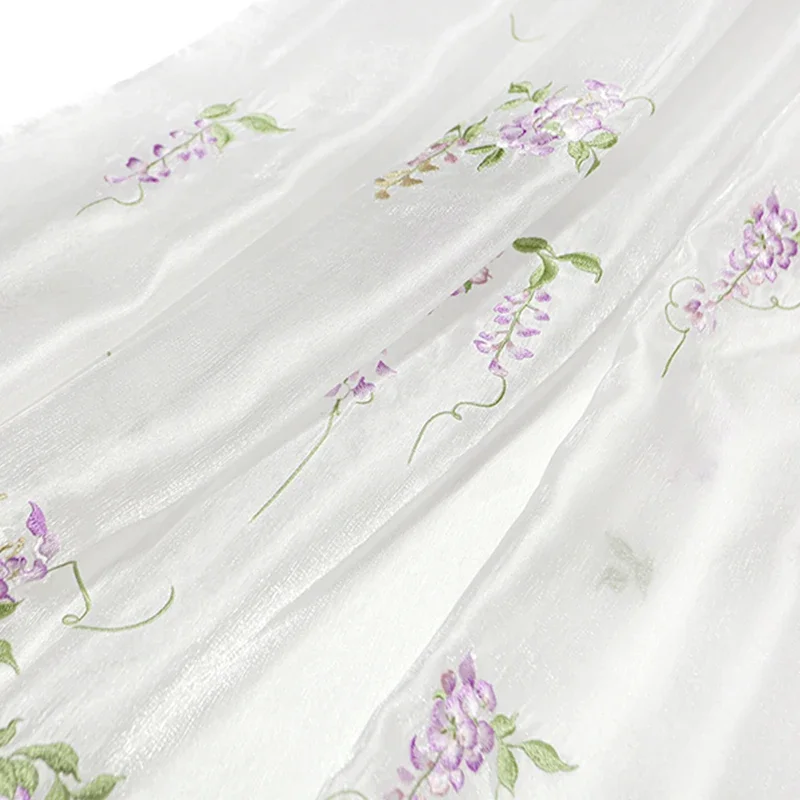 Wisteria Embroidery Fabric DIY - огляд і ціна Baby Clothing Fabric