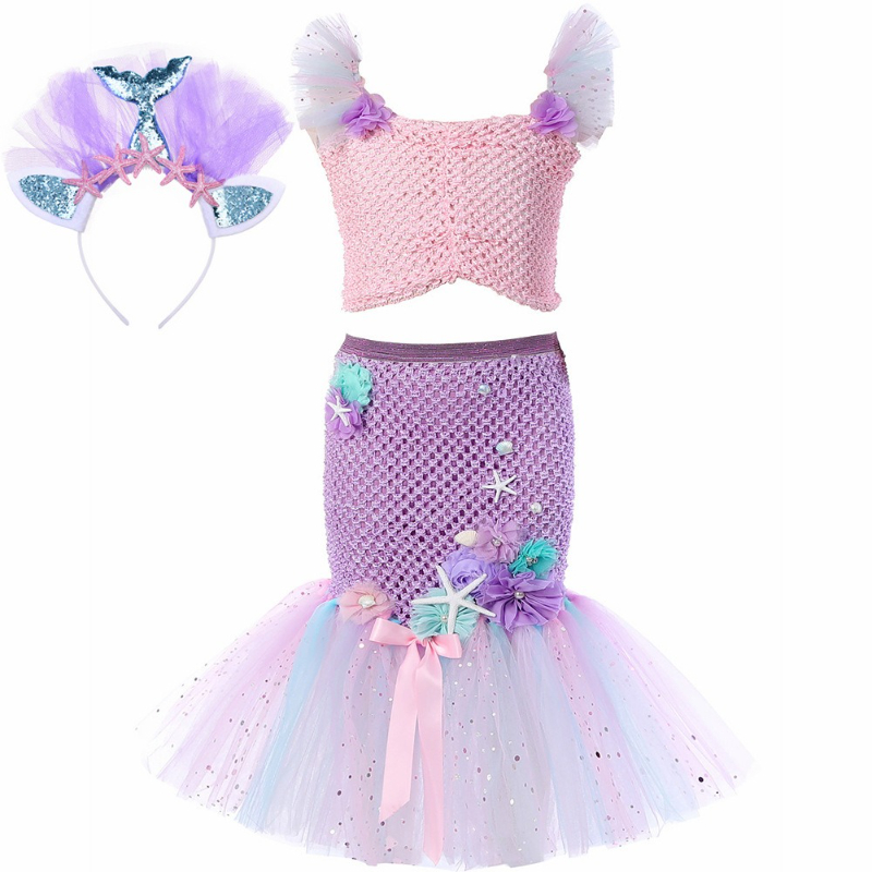 Fishtail Mermaid Tutu Skirt Ou - огляд і ціна Baby Tutu Skirt
