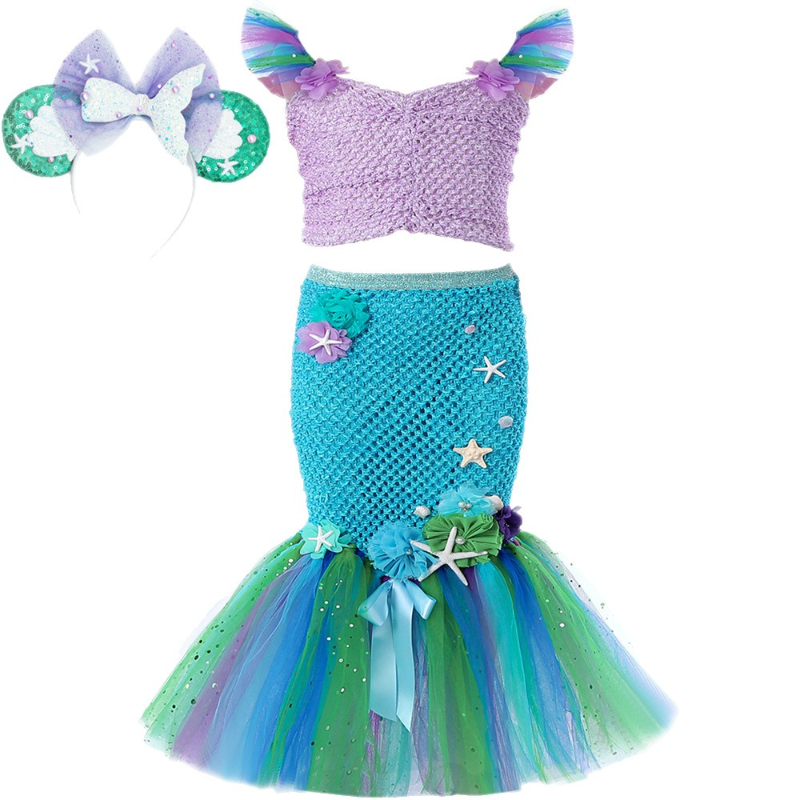 Fishtail Mermaid Tutu Skirt Ou - огляд і ціна Baby Tutu Skirt