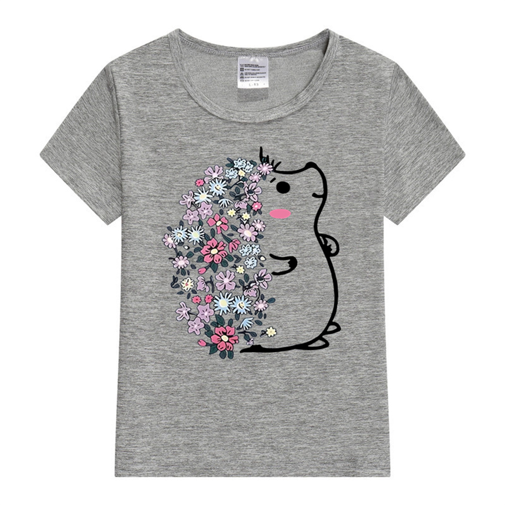 Cute Hedgehog Tshirt Kids Anim - огляд і ціна Baby Y2K Clothing