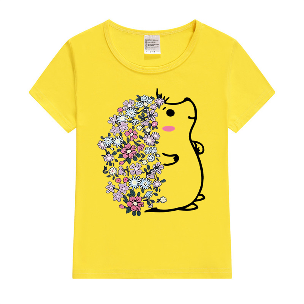 Cute Hedgehog Tshirt Kids Anim - огляд і ціна Baby Y2K Clothing