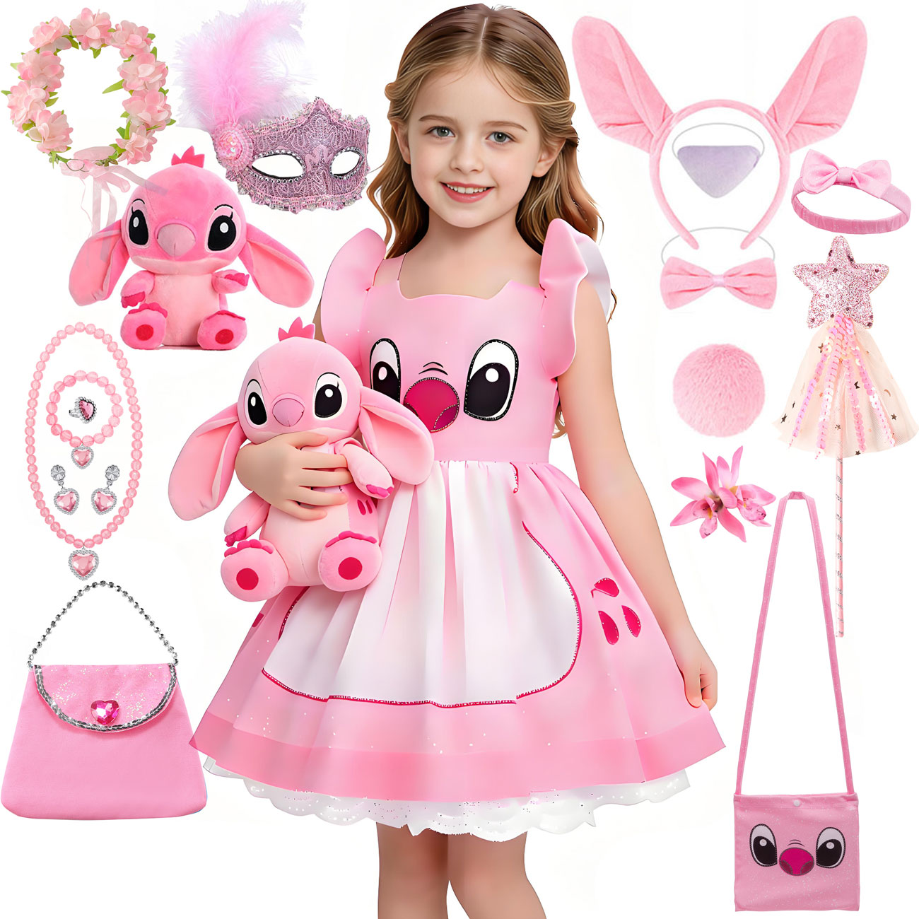 Disney Lilo & Stitch Pink Prin - огляд і ціна Baby Tutu Skirt